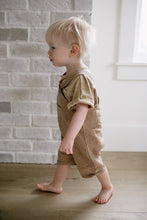 Load image into Gallery viewer, Kids Linen Shorts Overalls
